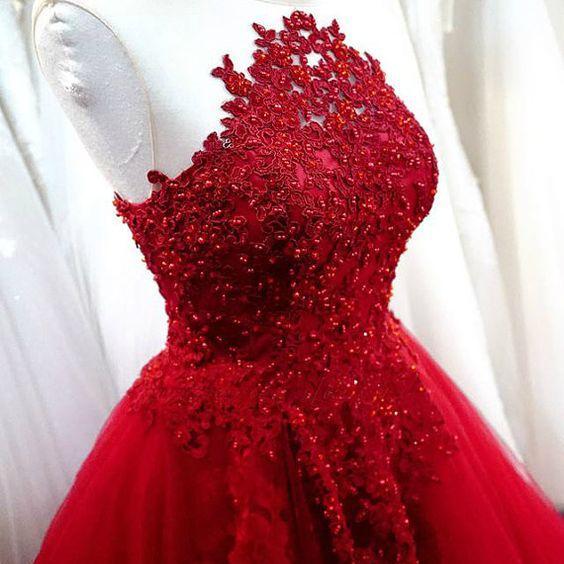 beautiful red dress