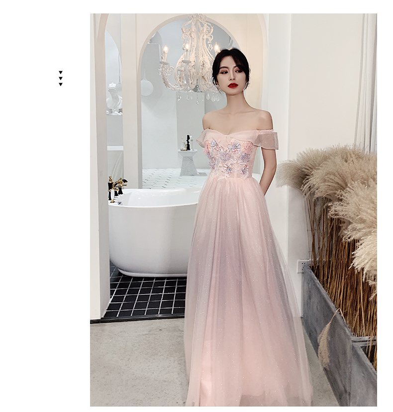 Off Shoulder Sweetheart Neck Max Tulle Dresses Blushing Pink Plus Size