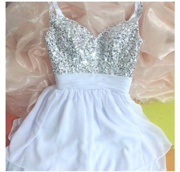 Shiny Sequins Short Party Dresses, Mini Prom Dress