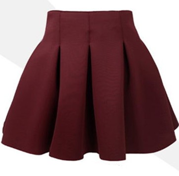 High Quality And Lovely Skirt For Autumn Or Winter, Burgundy Skirt ...