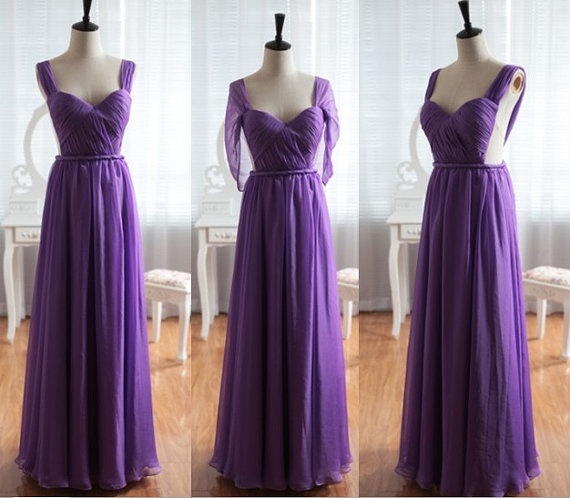 Pretty Purple Elegant Handmade Sweetheart Open Back Prom Dresses ...